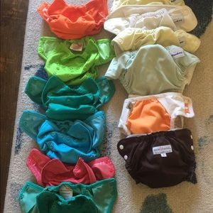 12 Reusable Diaper covers:Rumparooz,FuzziBunz,more